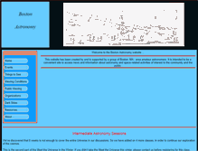 Tablet Screenshot of bostonastronomy.net